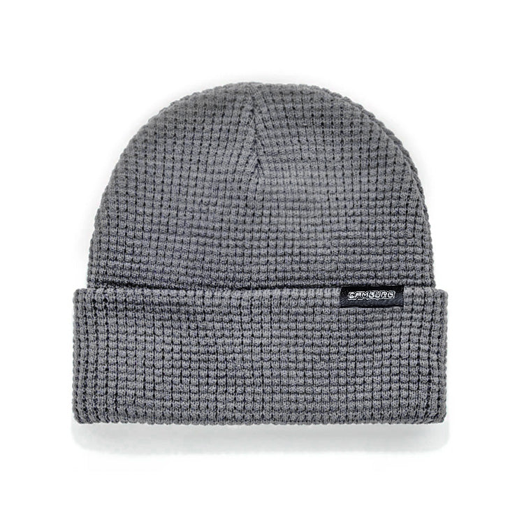 Camburg “ICON” Waffle Knit Beanie — Gray
