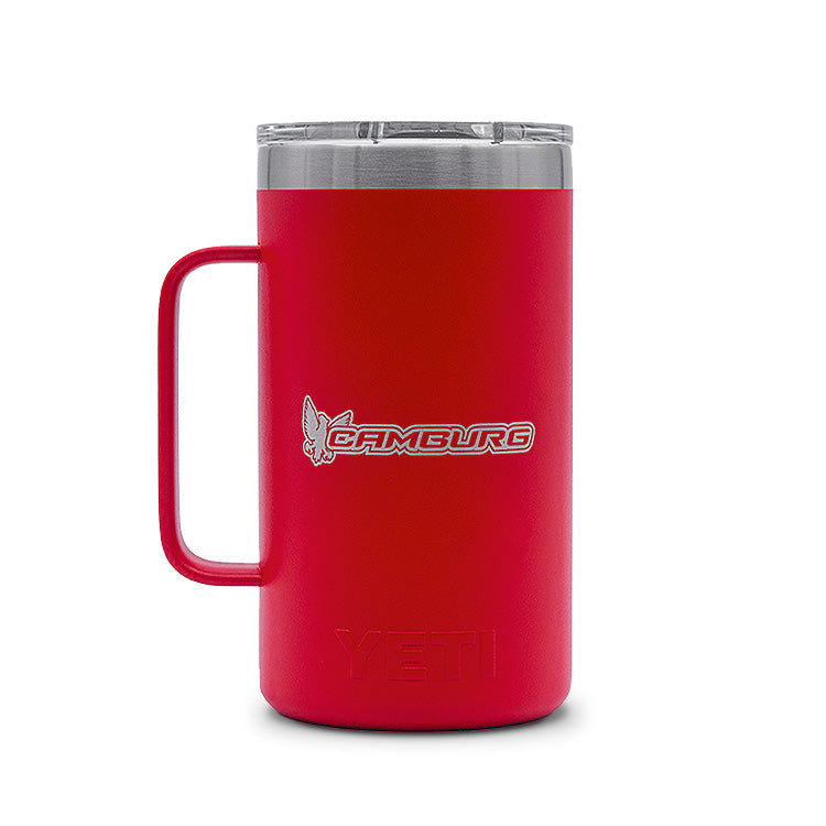 Camburg x YETI Rambler® 24 oz Insulated Mug (Red)
