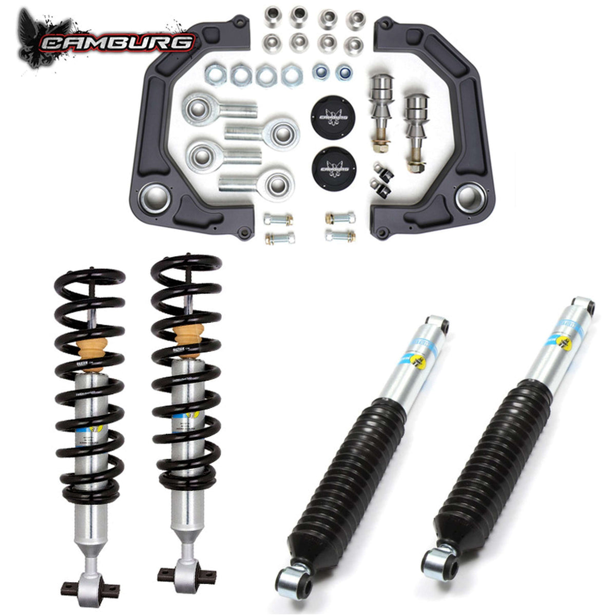 Camburg 4WD 2015-2020 Ford F-150 Excludes Raptor Bilstein 6112 KINETIK Series Lift Kit CAM-110193-K