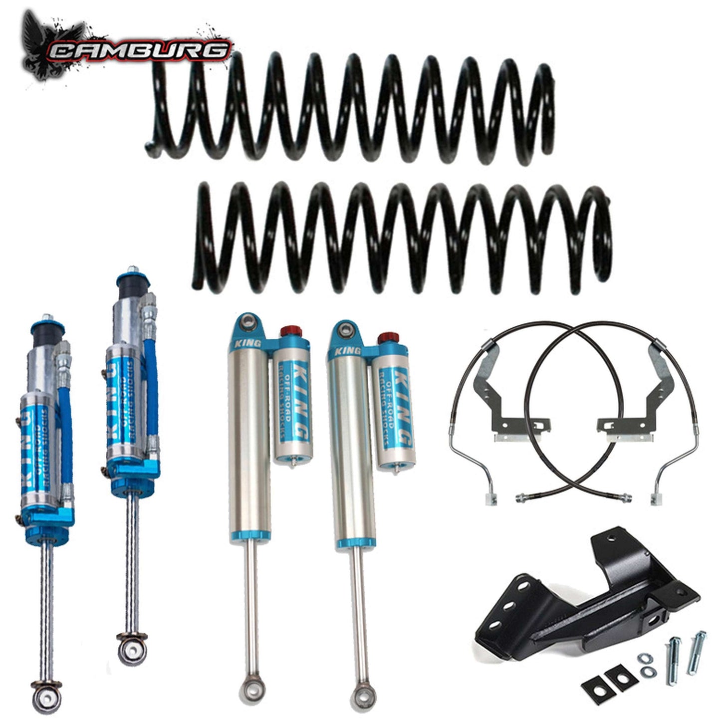 Camburg Engineering Ford F-250/350 4wd '17-25 King 2.5 w/ Adj 2.5/3.5" Performance Kit (Gas)