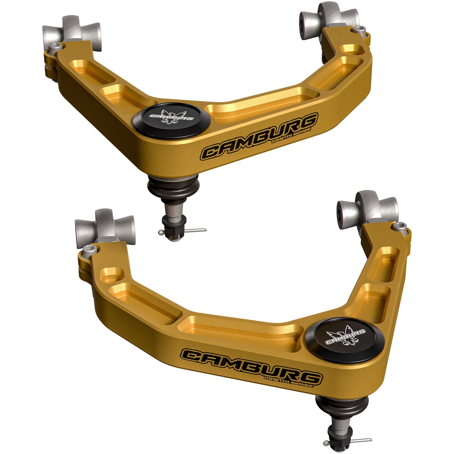 Camburg Engineering 2017-2020 Ford F-150 Raptor KINETIK Series X-Joint XL Upper Control Arm Kit Gold