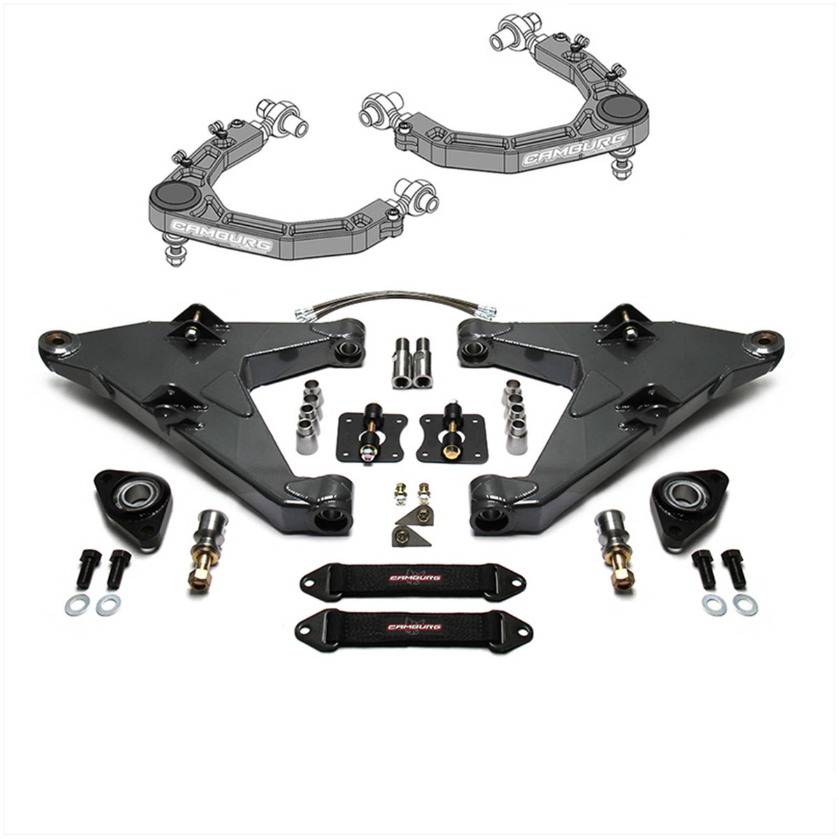 Camburg 2WD/4WD 2007-2021 Toyota Tundra Gray KINETIK Series Long Travel Kit CAM-310018-K-GRY