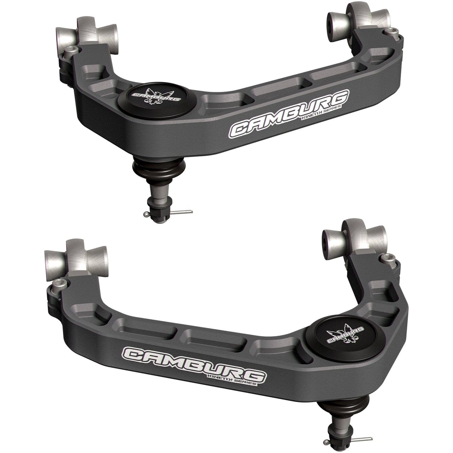 Camburg Engineering 2021-2025 Ford F-150 KINETIK Series X-Joint XL Upper Control Arm Kit Gray