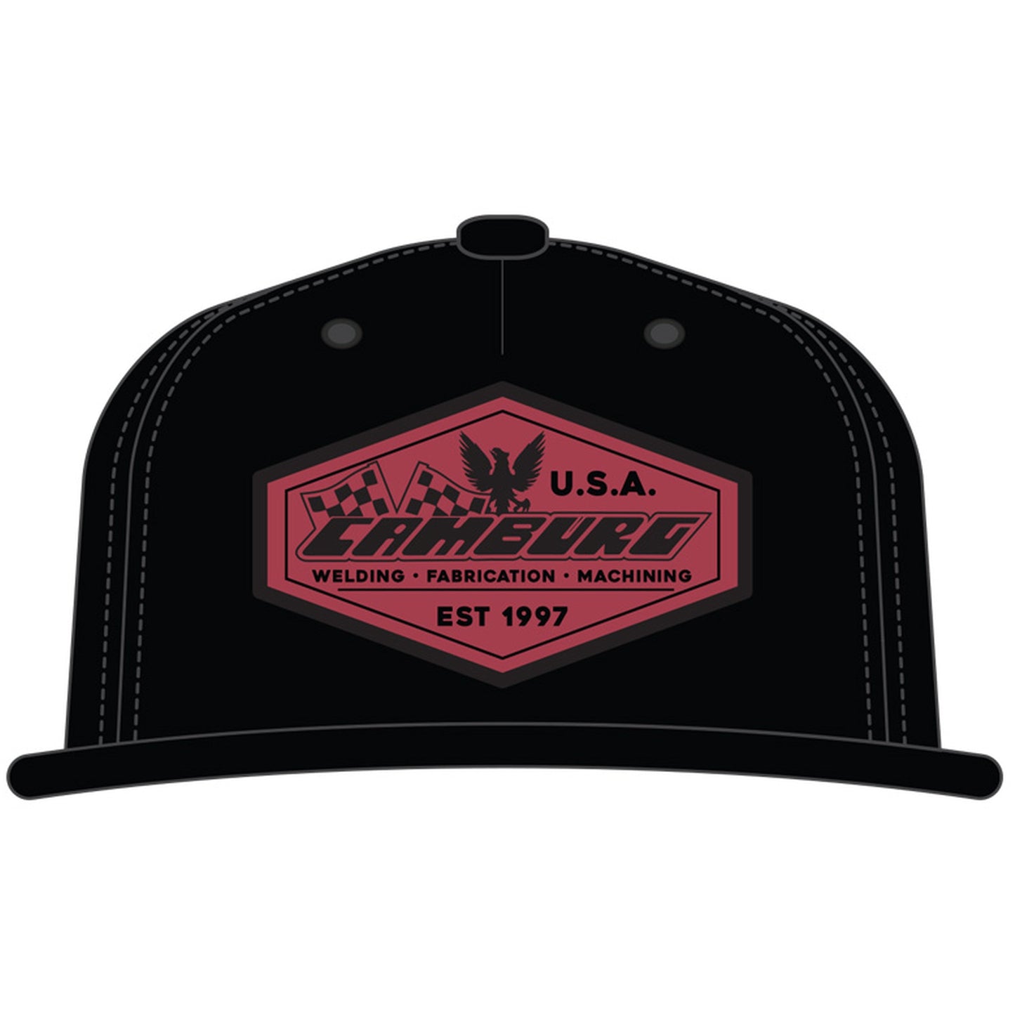 Camburg "Tradesman" Trucker Mesh Hat — Black
