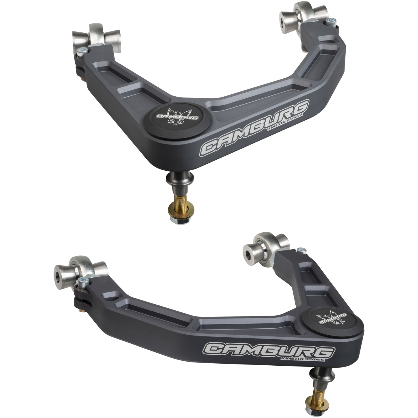 Camburg Engineering 2017-2025 Ford F-150 Raptor | Raptor R Gray KINETIK Series Control Arm Kit CAM-110233-GRY