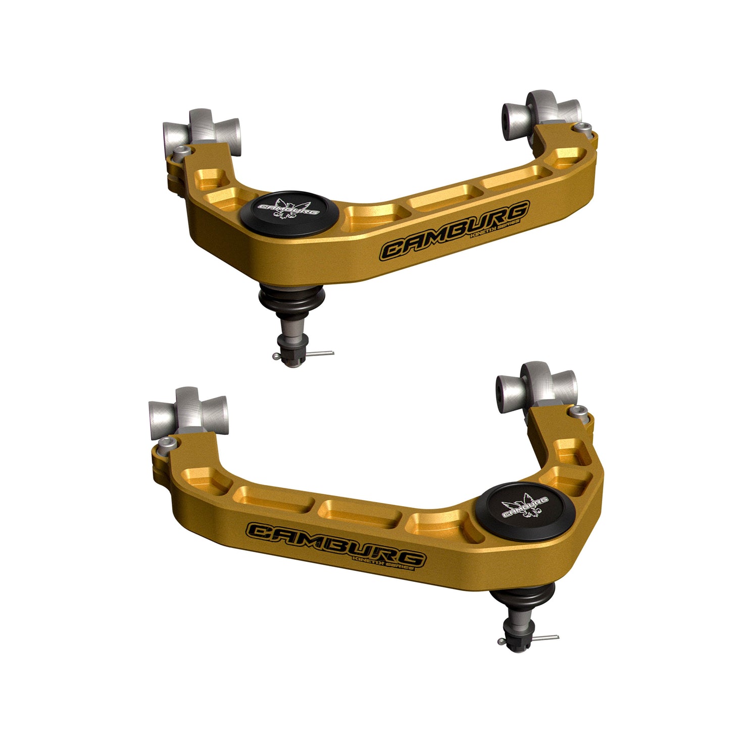 Camburg Engineering 2021-2025 Ford F-150 KINETIK Series X-Joint XL Upper Control Arm Kit Gold
