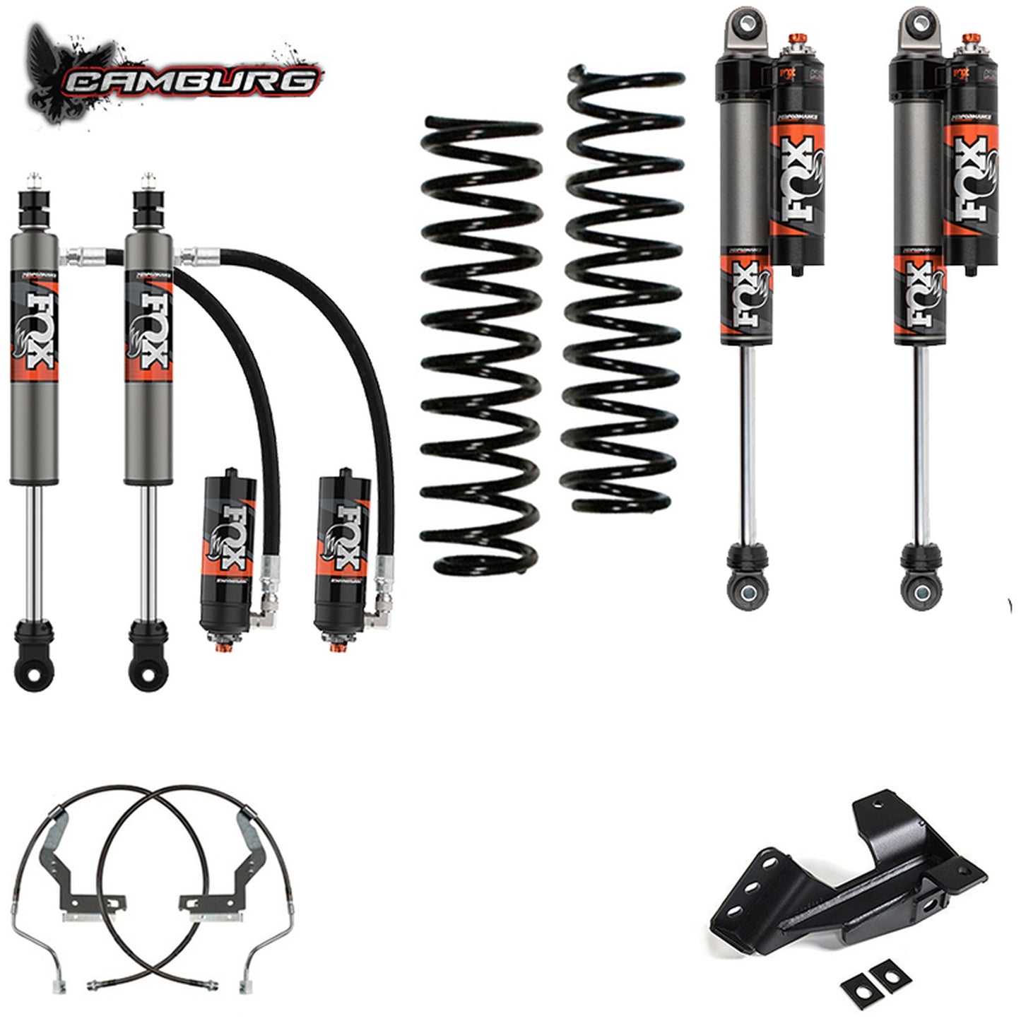 Camburg Engineering 4WD 2017-2024 F-250 Super Duty | F-350 Super Duty Diesel FOX 2.5 Performance Leveling Kit CAM-110247
