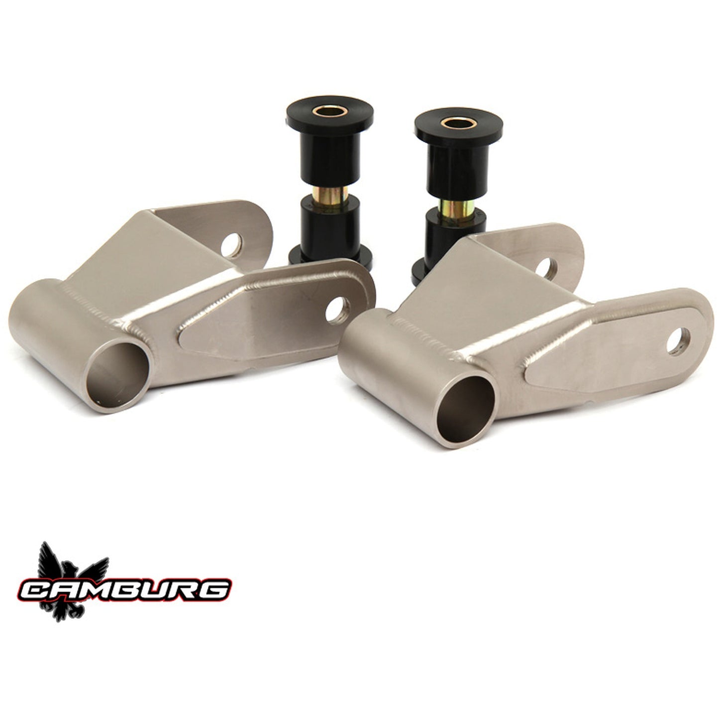 Camburg Engineering 2004-2014 Ford F-150 SVT Raptor TIG Welded Leaf Spring Shackle Kit (Stock Length) CAM-120018