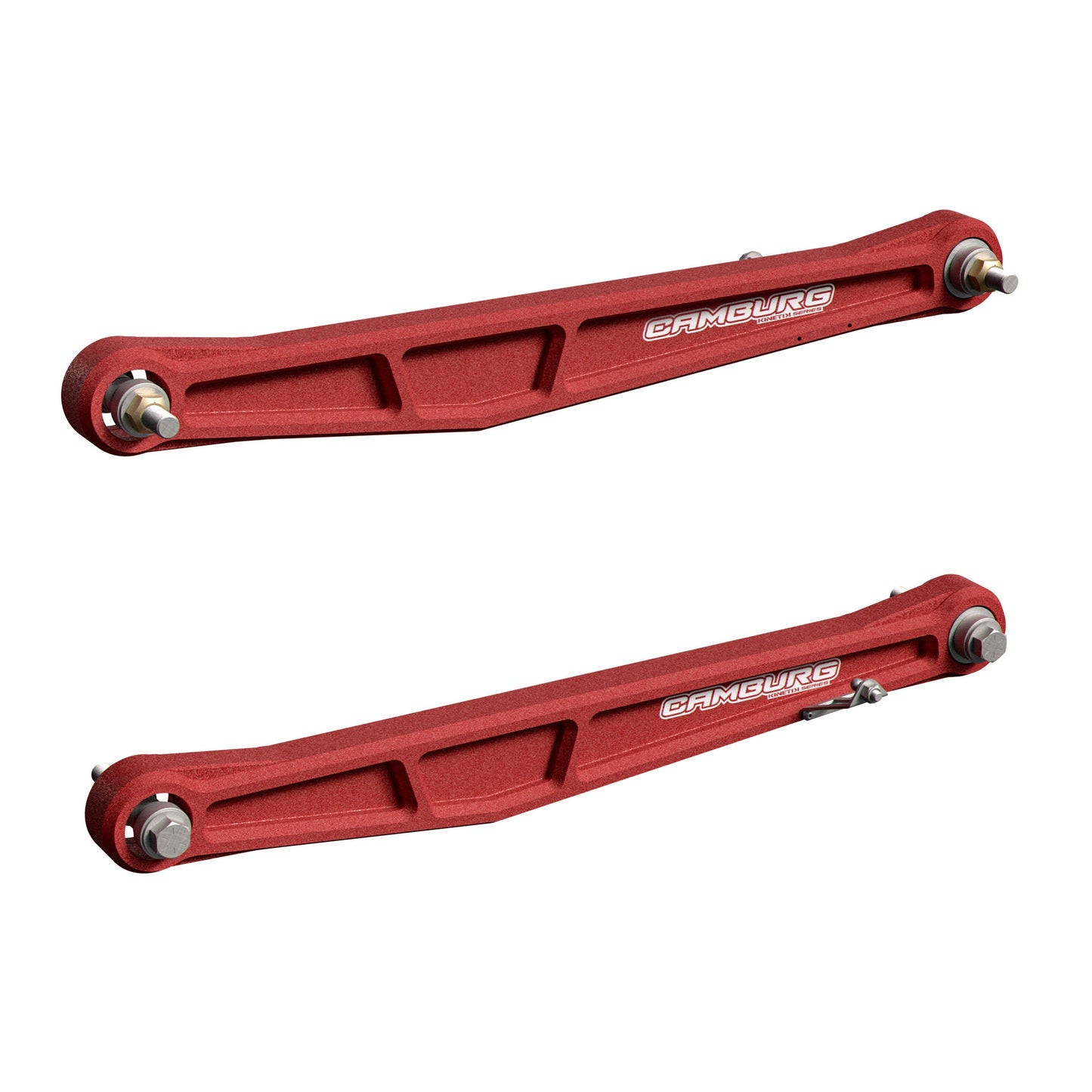 Camburg Engineering 2024-2025 Ford Ranger Raptor KINETIK Series Rear Billet Trailing Arm Kit - Red