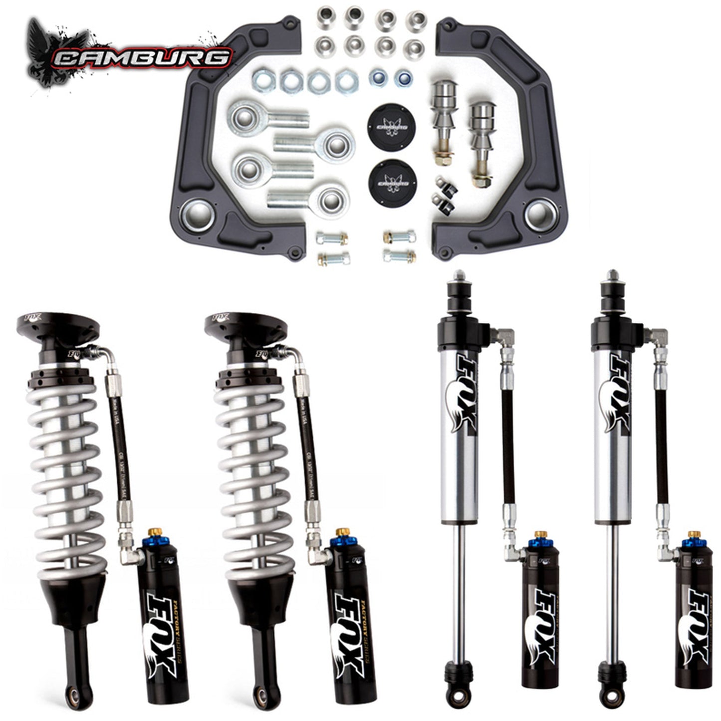 Camburg Engineering 2WD/4WD 2007-2021 Toyota Tundra FOX 2.5 Factory DSC KINETIK Series Lift Kit CAM-310131-K