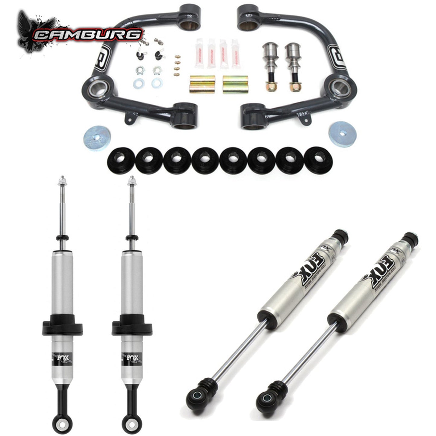 Camburg Engineering 2005-2023 Toyota Tacoma Excludes X-Runner FOX 2.0 Performance S/R Lift Kit CAM-310152-X