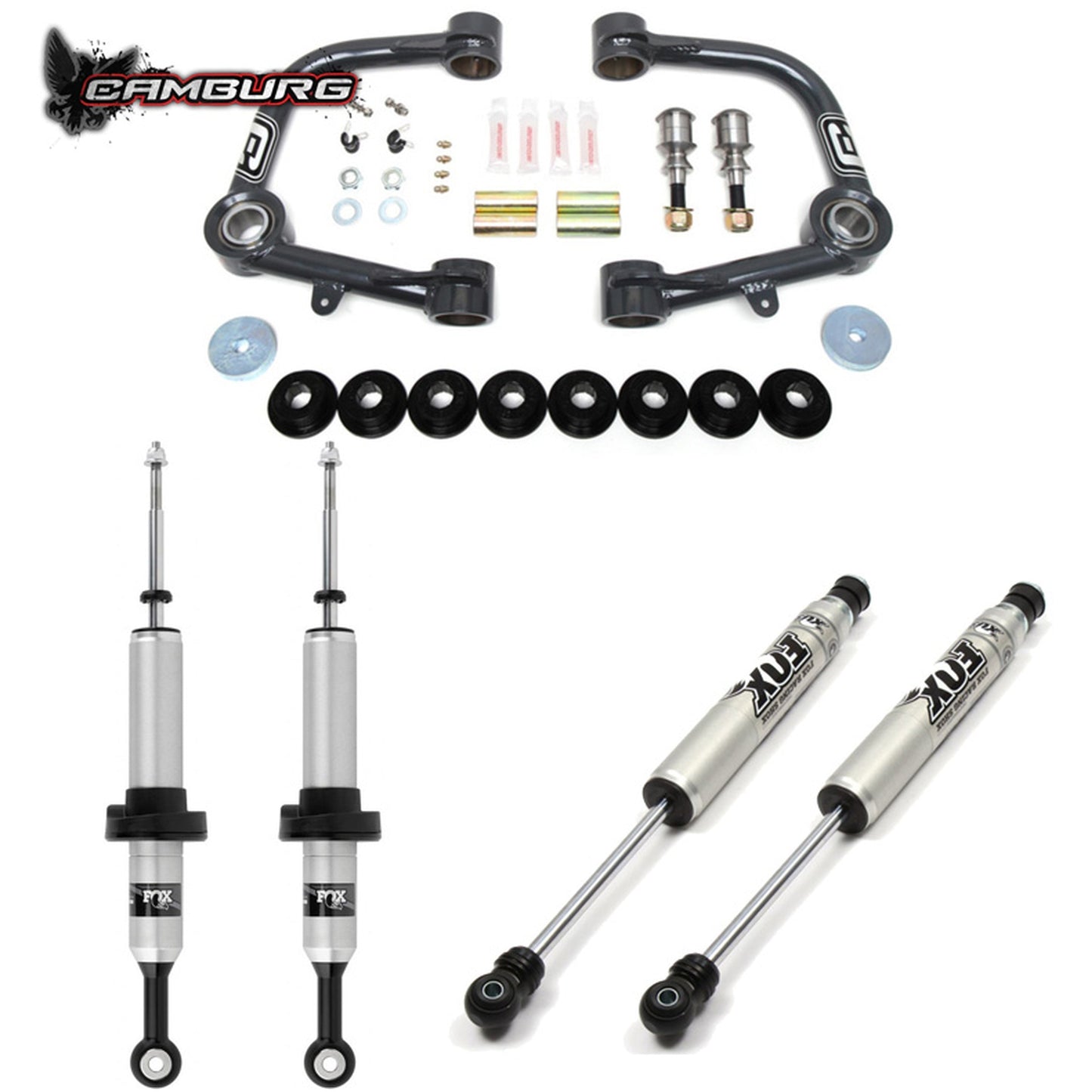 Camburg Engineering 2005-2023 Toyota Tacoma Excludes X-Runner FOX 2.0 Performance S/R Lift Kit CAM-310152-U