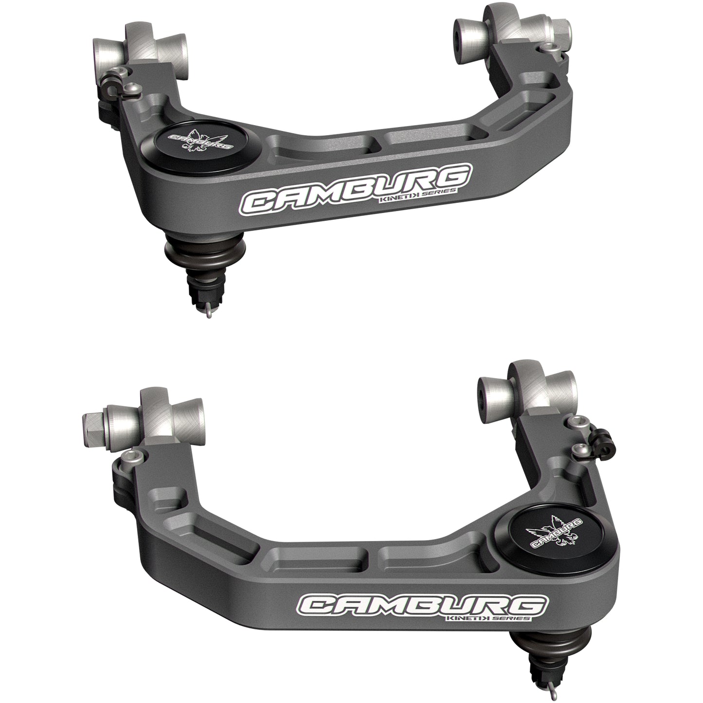 Camburg 2005-2023 Toyota Tacoma KINETIK Series X-Joint XL Upper Control Arm Kit (GRAY)