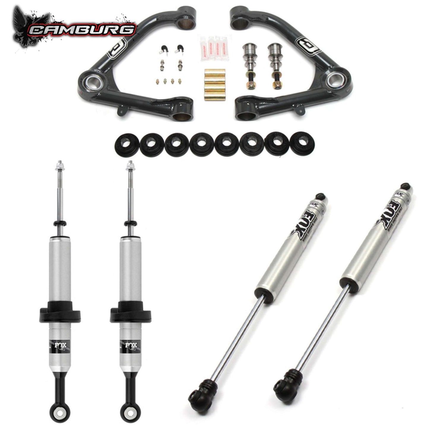 Camburg Engineering 2WD/4WD 2014-2018 Chevrolet Silverado 1500 | GMC Sierra 1500 FOX 2.0 Performance S/R Lift Kit CAM-210078-U