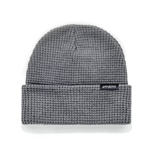 Camburg “ICON” Waffle Knit Beanie — Gray