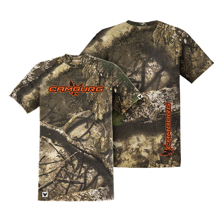 Camburg "ICON" T-Shirt – Camo/Orange
