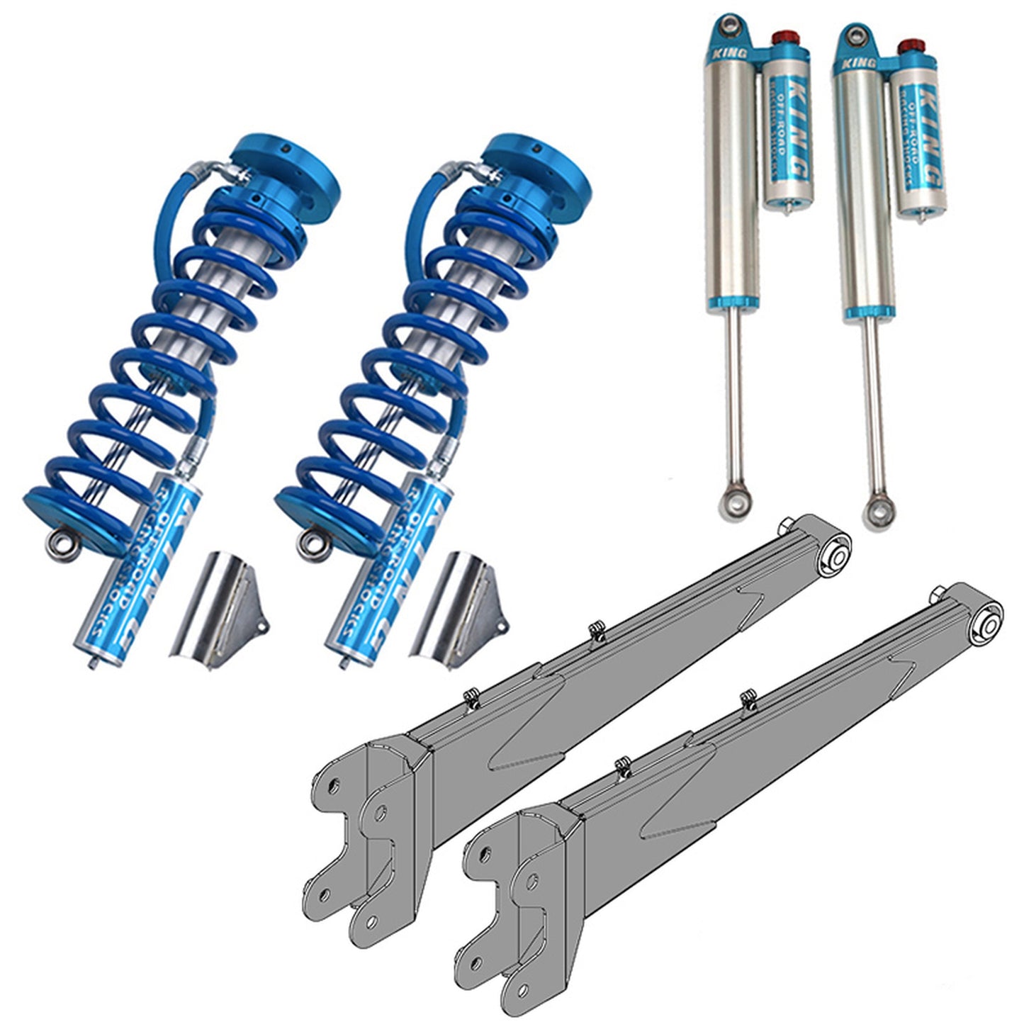Camburg Engineering Ford F-250/350 4wd '05-16 King 2.5 Coilover w/ Adj 2.5" Performance System