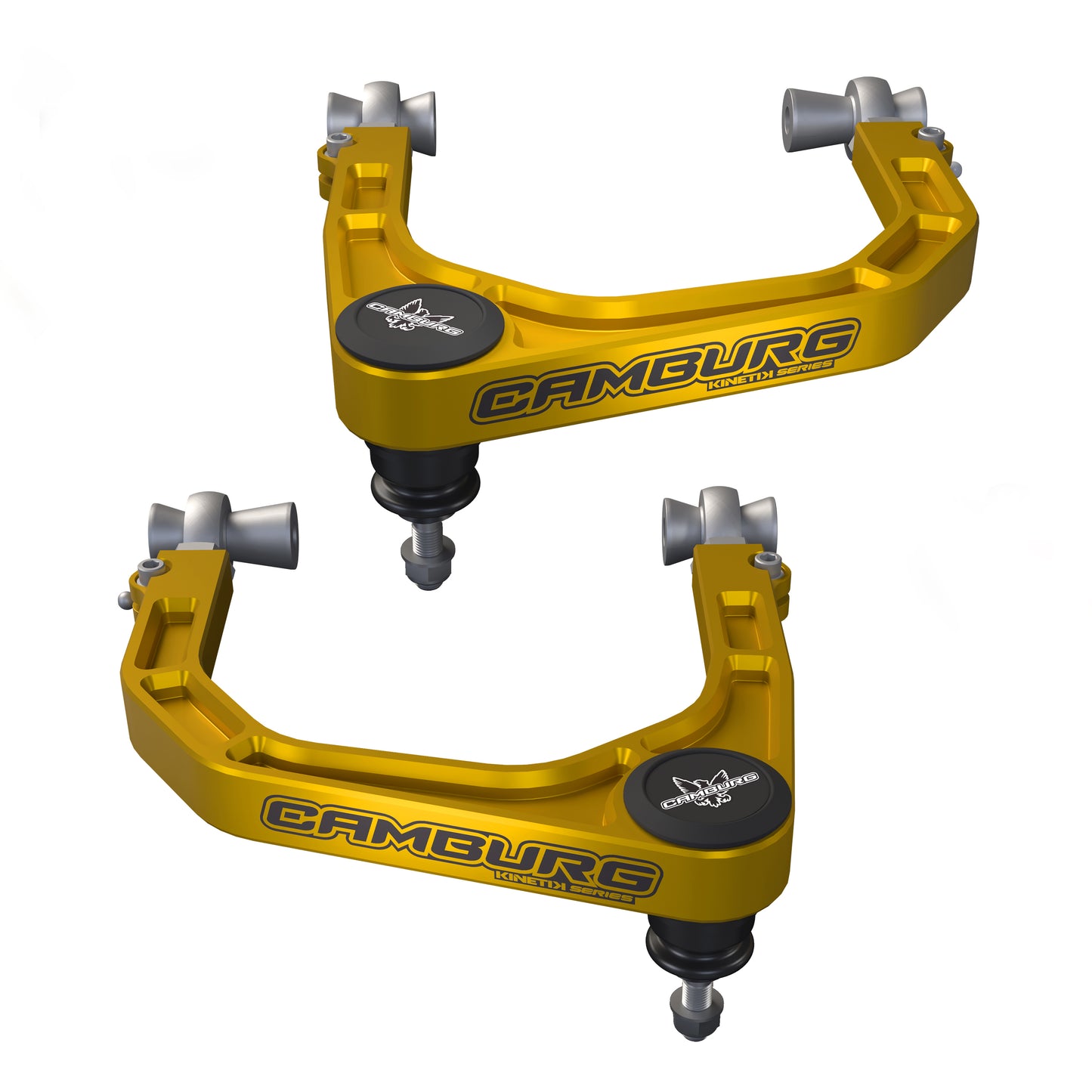 Camburg Ford Bronco Raptor '22-25 KINETIK Performance Billet X-Joint XL Upper Arms (GOLD)