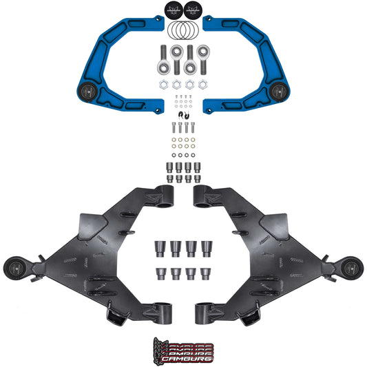 Camburg Engineering 2WD/4WD 2022-2024 Toyota Tundra Blue KINETIK X-Joint XL Trail Series Long Travel Kit CAM-310217-KX-BLU