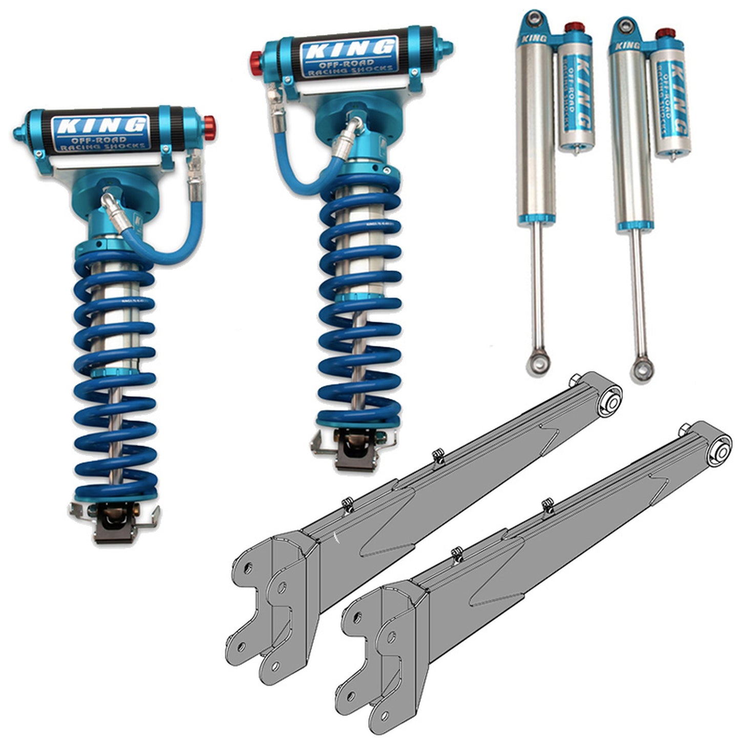 Camburg Engineering Ford F-250/350 4wd '05-16 King 3.0 Coilover w/ Adj 2.5" Performance System