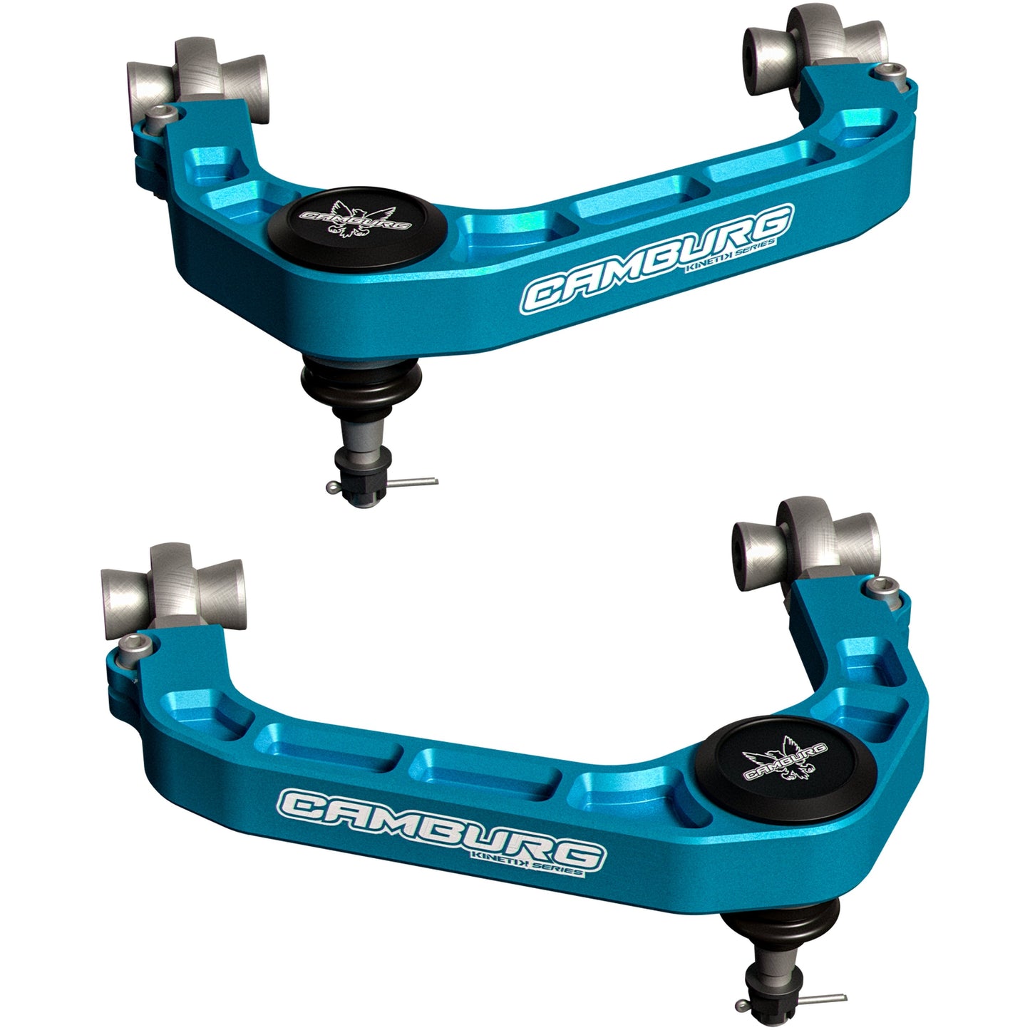 Camburg Engineering 2021-2025 Ford F-150 KINETIK Series X-Joint XL Upper Control Arm Kit Blue