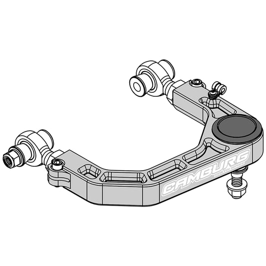 Camburg Engineering Toyota Tacoma '05-23 | 4-Runner '03-24 | FJ '07-14 KINETIK V2 Performance Billet Uniball Upper Arms (GRY) CAM-310184-GRY