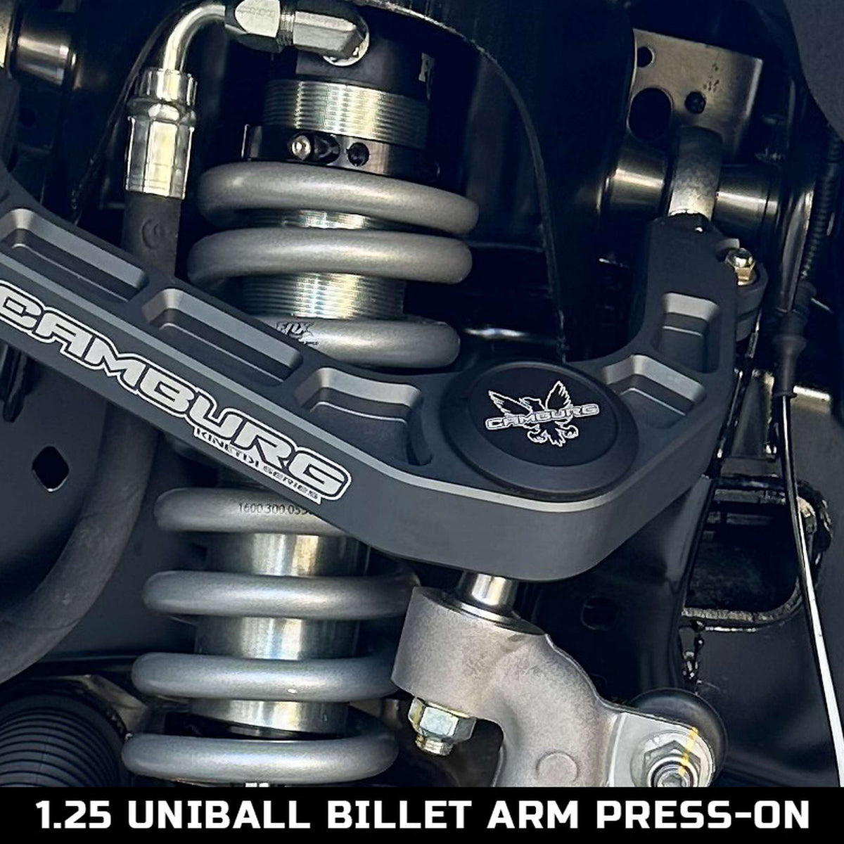 Camburg KINETIK Series 1.25 UCA Uniball Cap Kit (Press-on) CAM-010066