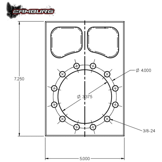 Camburg Engineering 4130 TT Bolt-On Spindle Snout Block CAM-010061