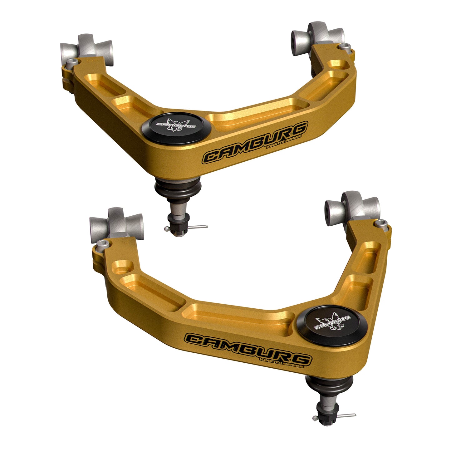 Camburg Engineering 2017-2020 Ford F-150 Raptor KINETIK Series X-Joint XL Upper Control Arm Kit Gold