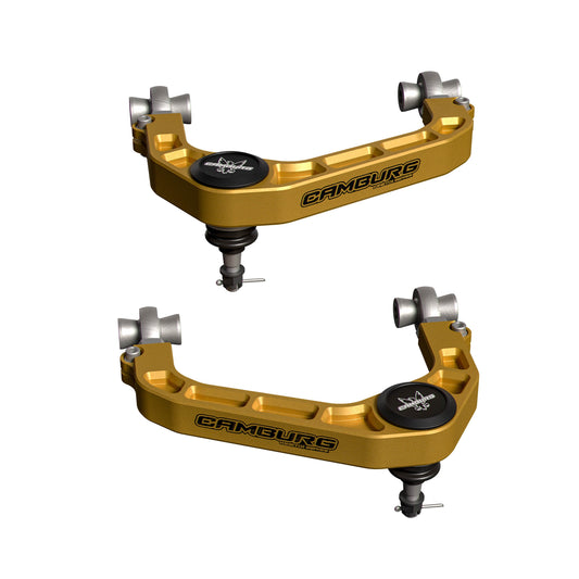 Camburg Engineering 2021-2025 Ford F-150 KINETIK Series X-Joint XL Upper Control Arm Kit Gold