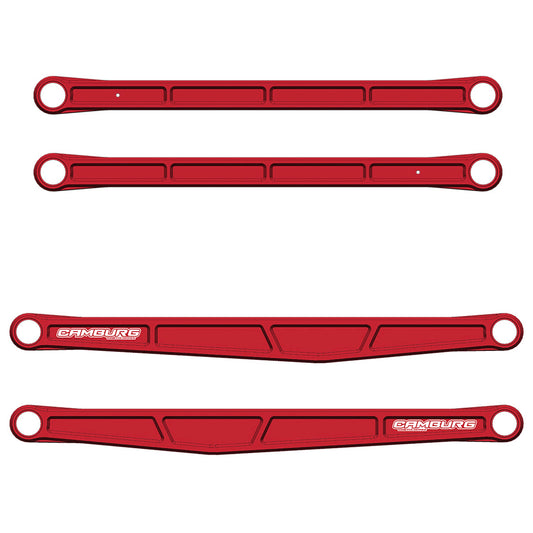 Camburg Engineering 2021-2024 Ford F-150 Raptor Red KINETIK Series Suspension Trailing Arm Kit