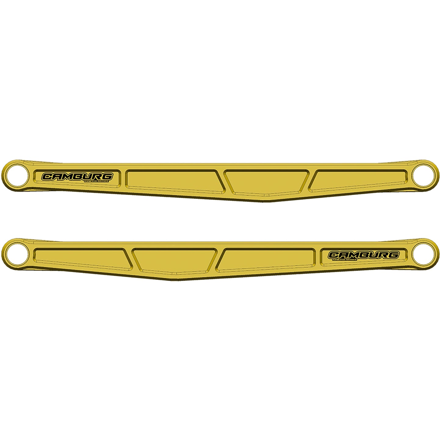 Camburg Engineering Ford Raptor|Raptor R '21-25 KINETIK Series Rear Billet Lower Trailing Arm Kit Gold