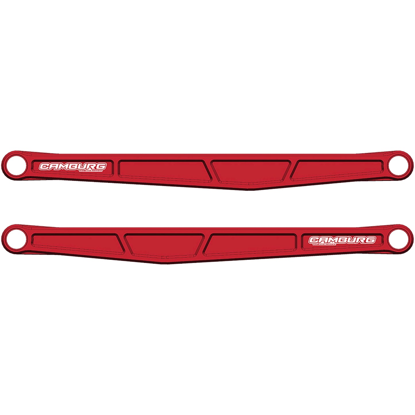 Camburg Engineering Ford Raptor|Raptor R '21-25 KINETIK Series Rear Billet Lower Trailing Arm Kit Red