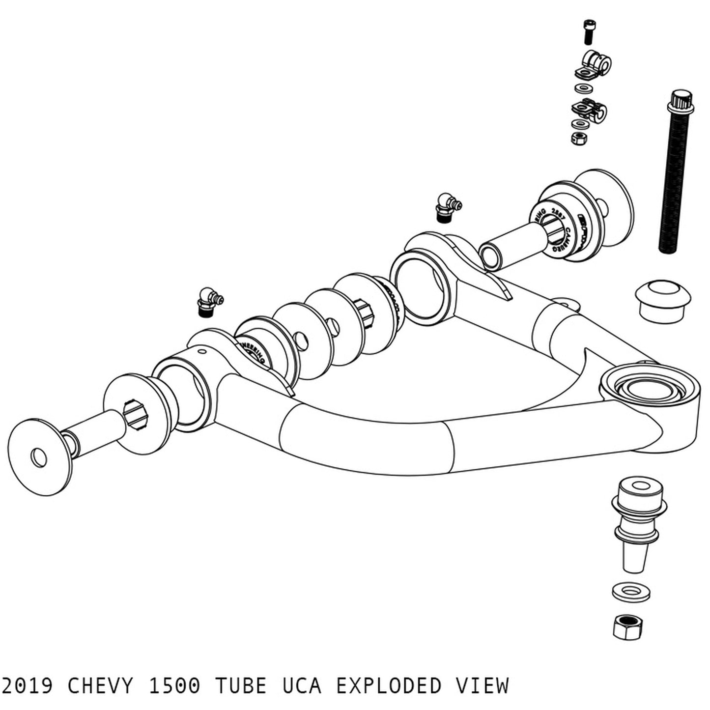 Camburg Engineering 2019-2024 Chevrolet Silverado 1500 | GMC Sierra 1500 Camburg Series Suspension Control Arm Kit