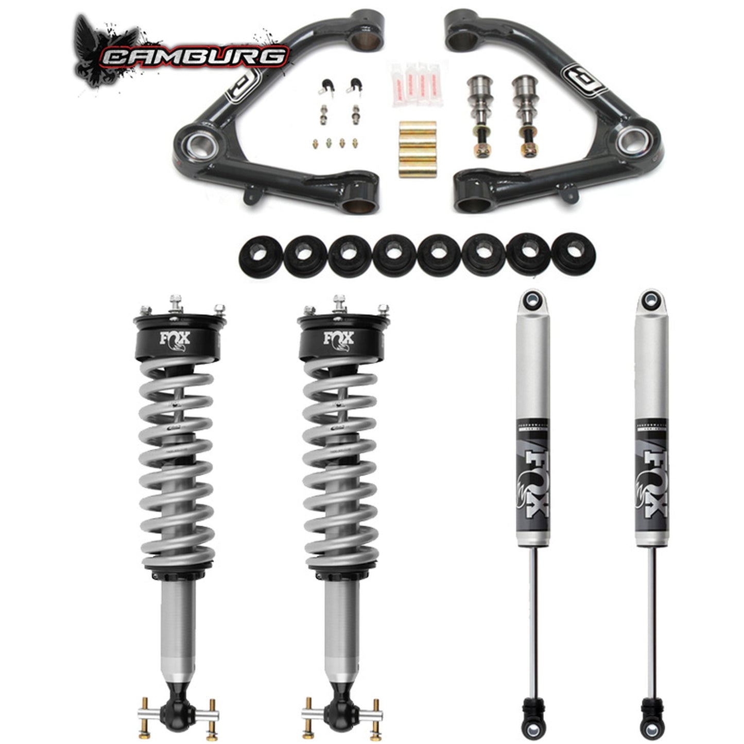 Camburg Engineering 2019-2024 Chevrolet Silverado 1500 | GMC Sierra 1500 Excludes Trail Boss/AT4 FOX 2.0 Performance Camburg Series Suspension Lift Kit