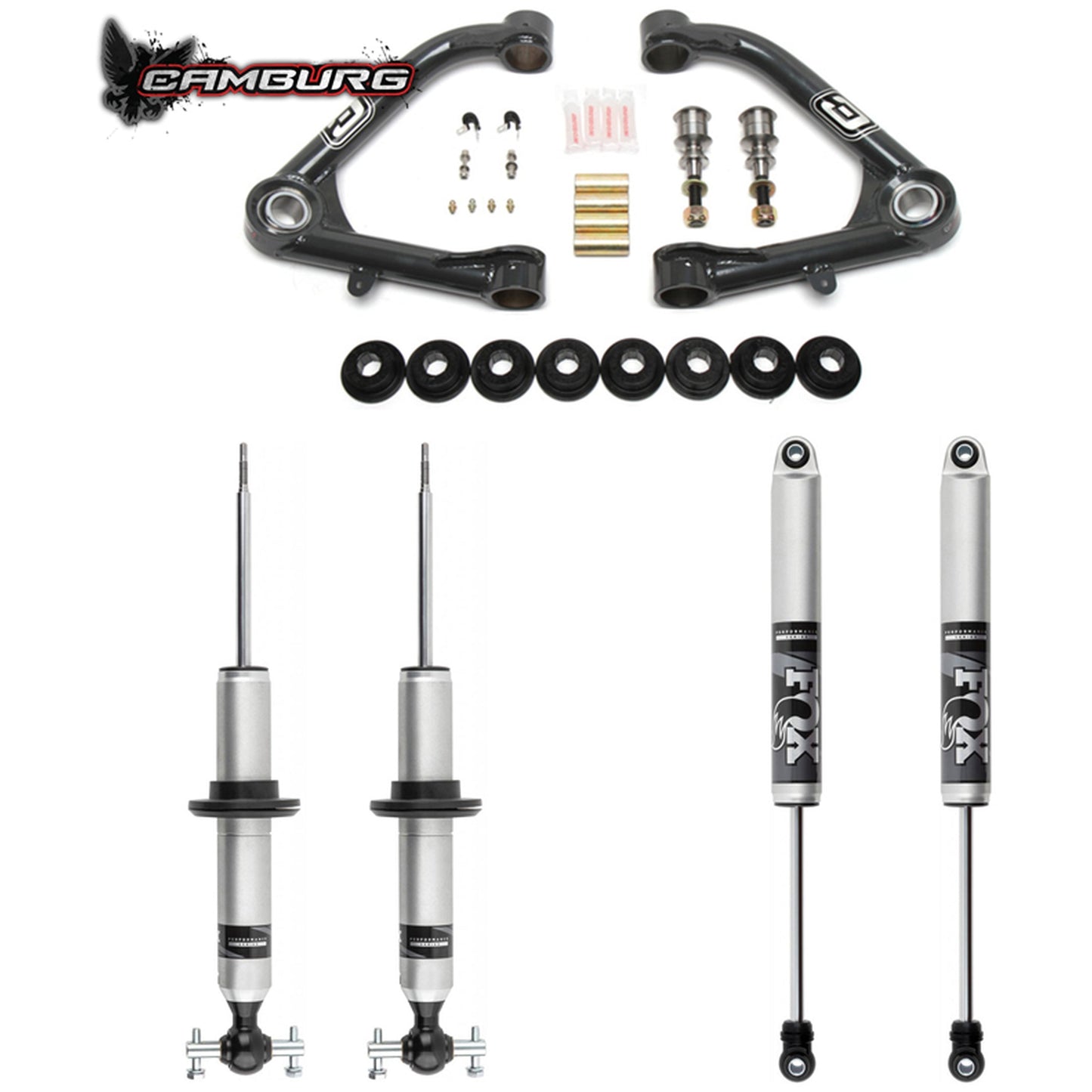 Camburg Engineering 2019-2024 Chevrolet Silverado 1500 | GMC Sierra 1500 Excludes Trail Boss/AT4 FOX 2.0 Performance S/R Camburg Series Suspension Lift Kit