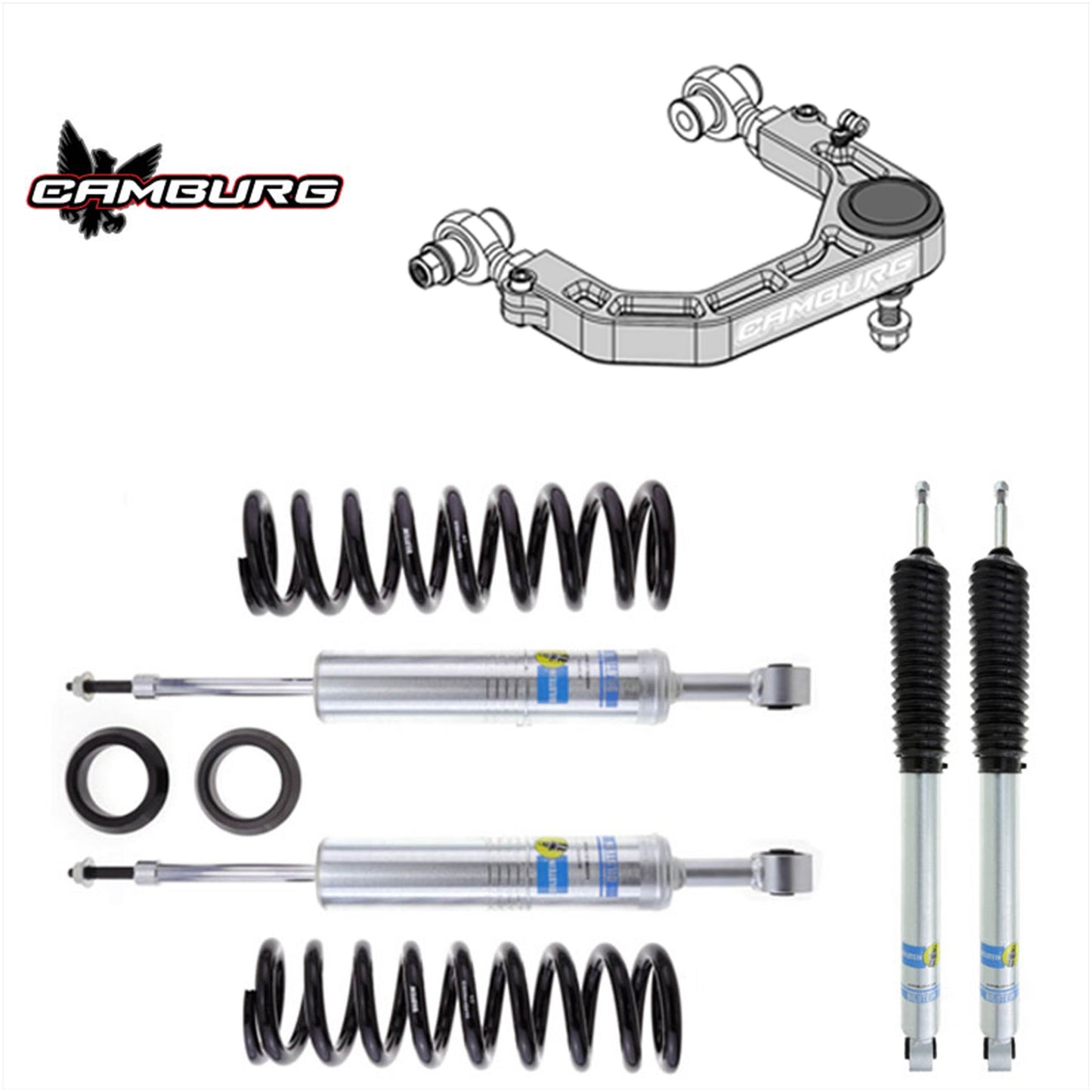 Camburg Engineering 2WD/4WD 2007-2021 Toyota Tundra Bilstein 6112 KINETIK Series Lift Kit CAM-310092-K