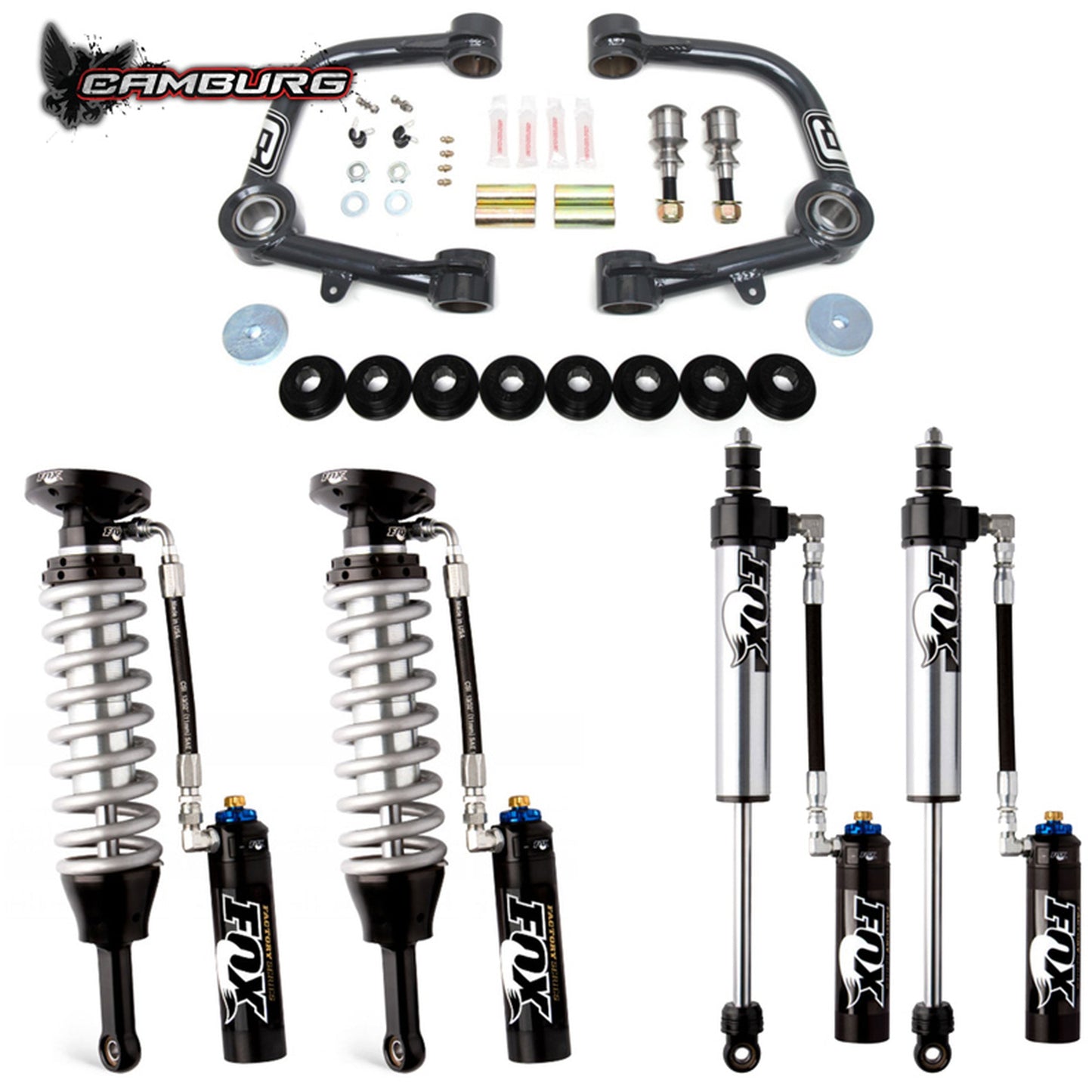 Camburg Engineering 2005-2023 Toyota Tacoma Excludes X-Runner FOX 2.5 Factory DSC Camburg Series Suspension Lift Kit