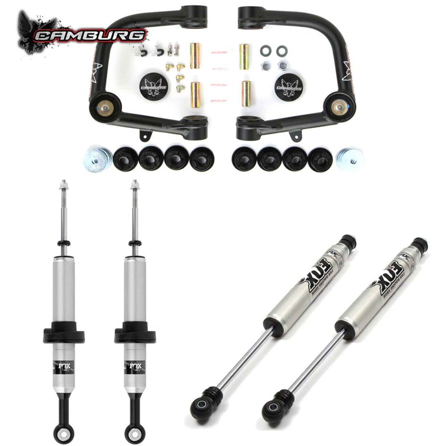 Camburg Engineering 2005-2023 Toyota Tacoma Excludes X-Runner FOX 2.0 Performance S/R Camburg Series Suspension Lift Kit