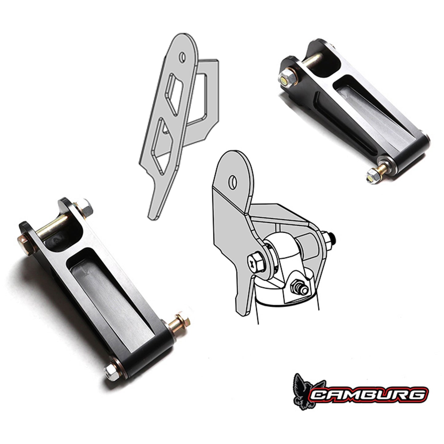 Camburg Engineering 2005-2023 Toyota Tacoma Camburg Series Suspension Bump Stop Mounting Kit