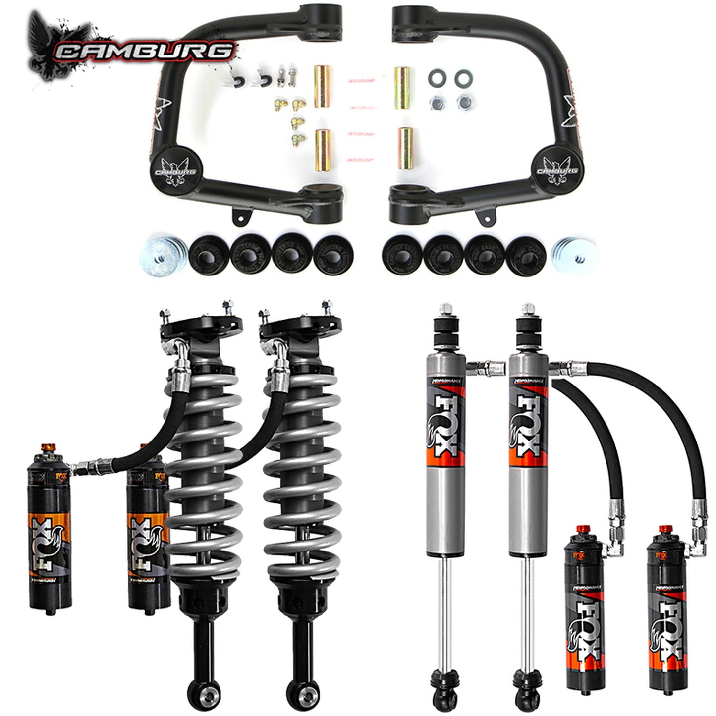 Camburg Engineering 2005-2023 Toyota Tacoma Excludes X-Runner FOX 2.5 Elite DSC Camburg Series Suspension Lift Kit