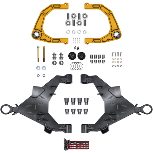 Camburg Engineering 2WD/4WD 2022-2024 Toyota Tundra Gold KINETIK Uniball Trail Series Long Travel Kit CAM-310217-K-GLD