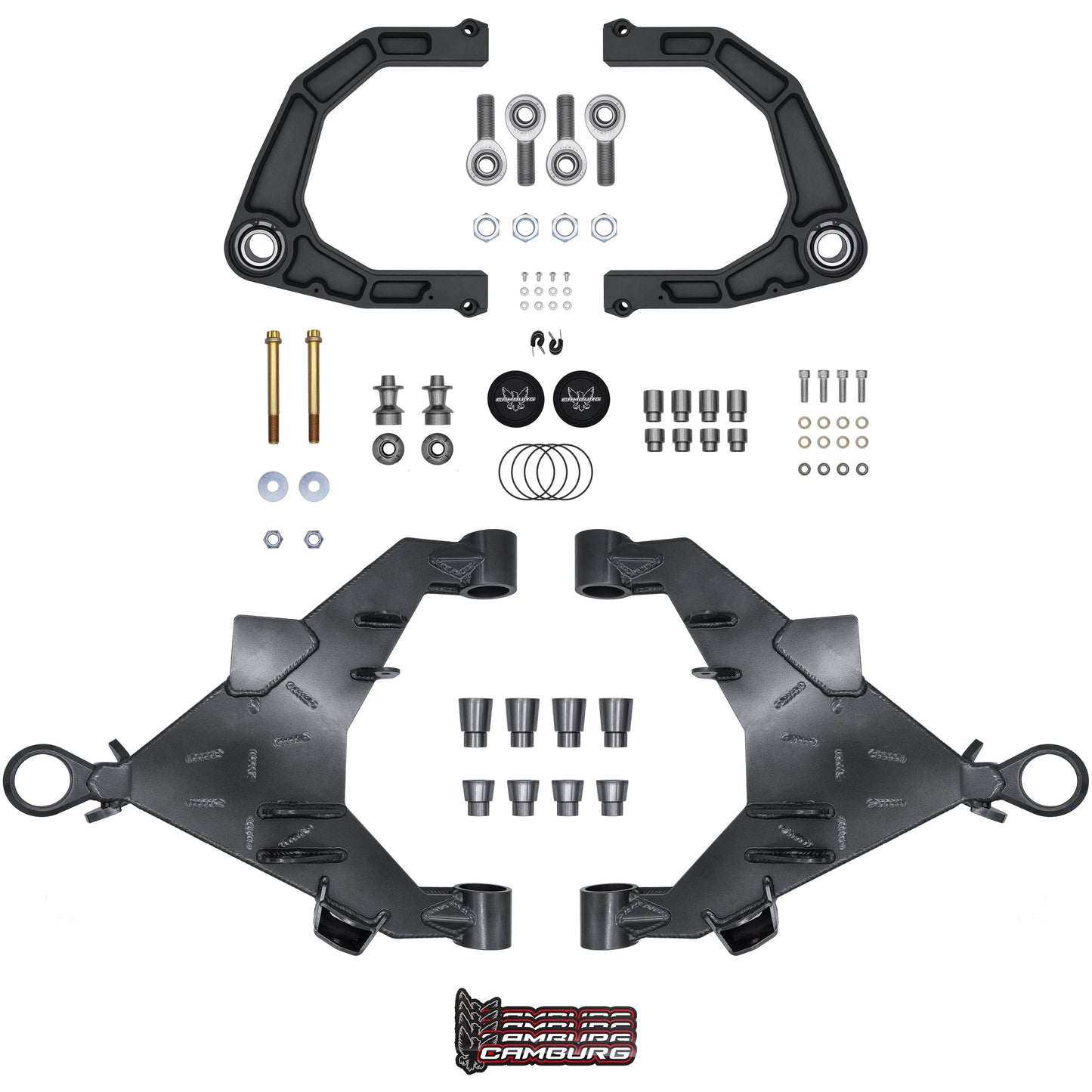 Camburg Engineering 2WD/4WD 2022-2024 Toyota Tundra Gray KINETIK Uniball Trail Series Long Travel Kit CAM-310217-K-GRY