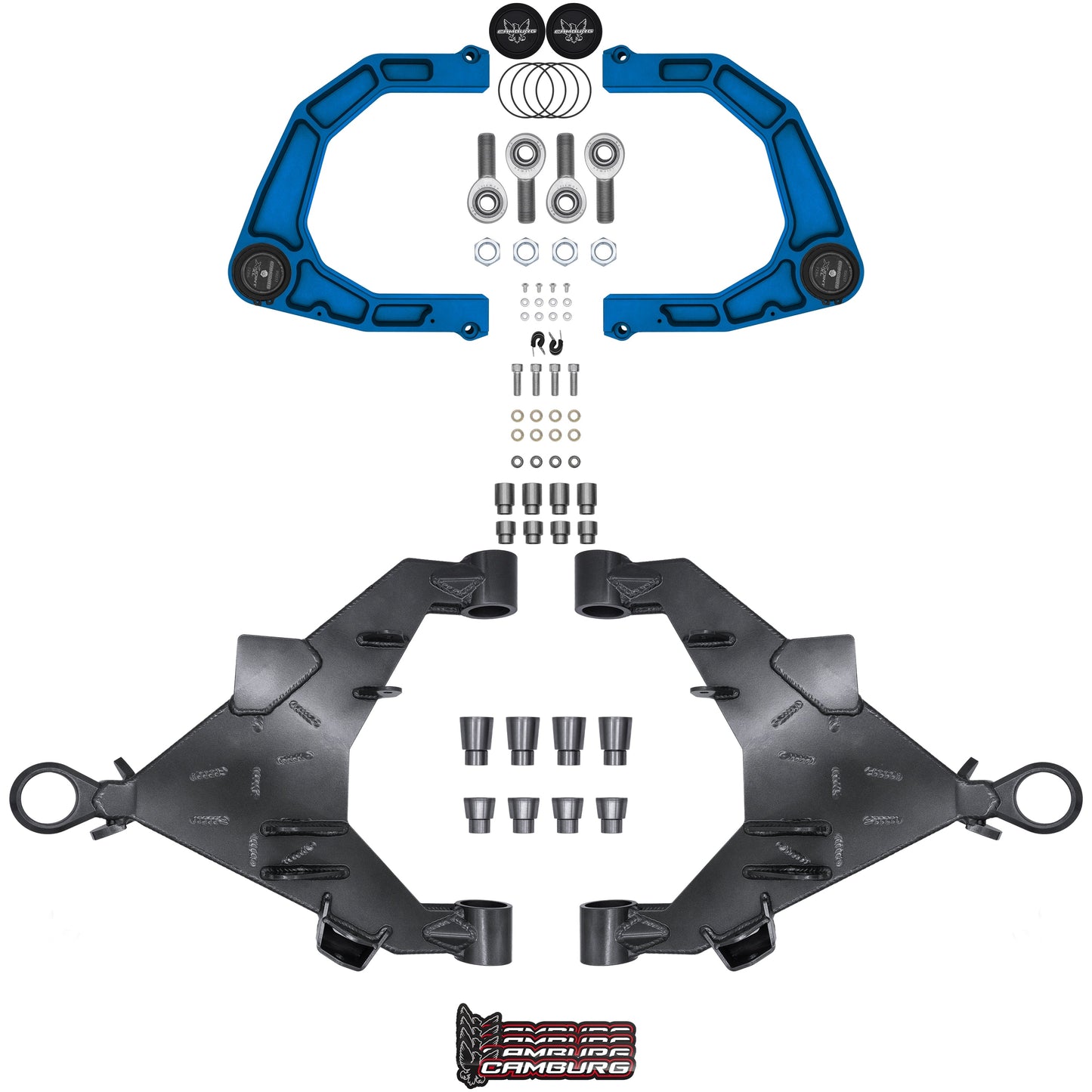 Camburg Engineering 2WD/4WD 2022-2024 Toyota Tundra Blue KINETIK X-Joint XL Trail Series Long Travel Kit CAM-310217-KX-BLU