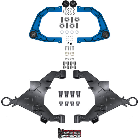Camburg Engineering 2WD/4WD 2022-2024 Toyota Tundra Blue KINETIK X-Joint XL Trail Series Long Travel Kit CAM-310217-KX-BLU