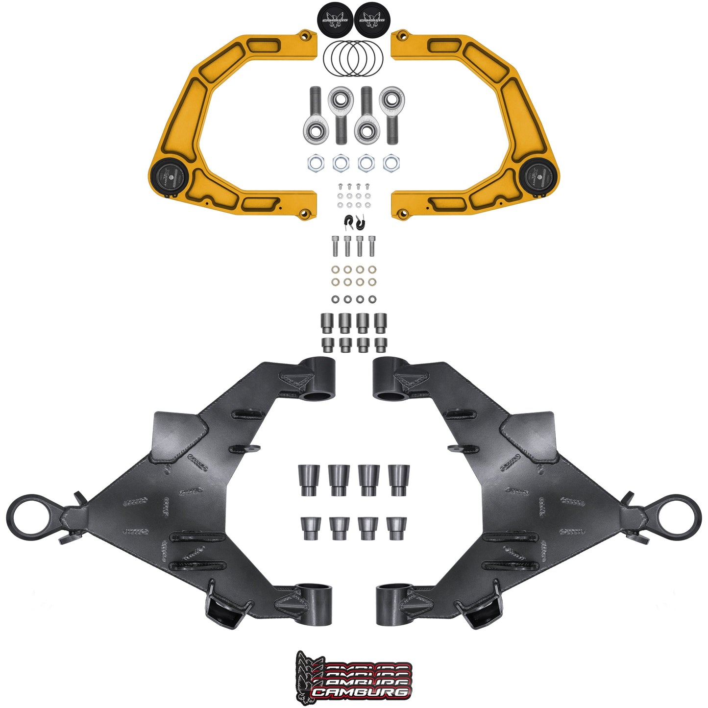 Camburg Engineering 2WD/4WD 2022-2024 Toyota Tundra Gold KINETIK X-Joint XL Trail Series Long Travel Kit CAM-310217-KX-GLD