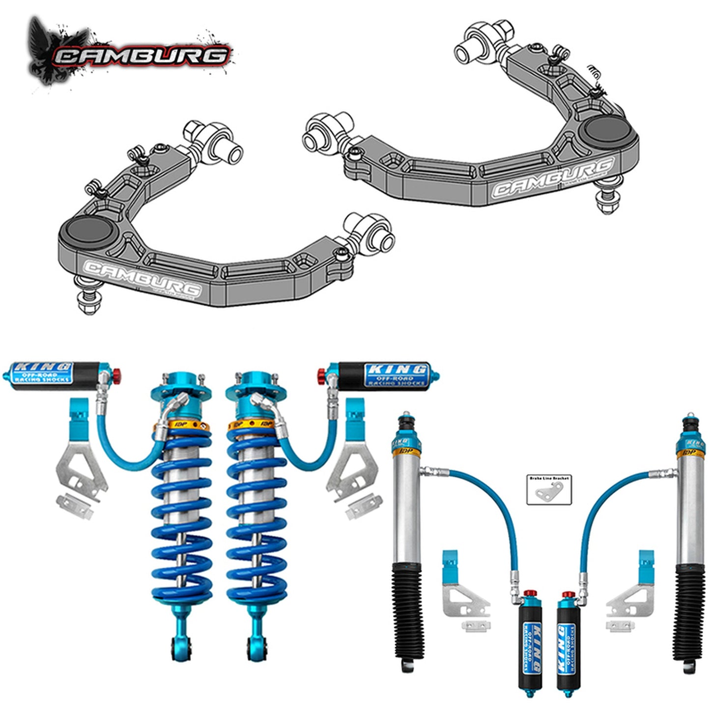 Camburg Engineering 2022-2024 Toyota Tundra King 3.0 IBP KINETIK Series Suspension Lift Kit