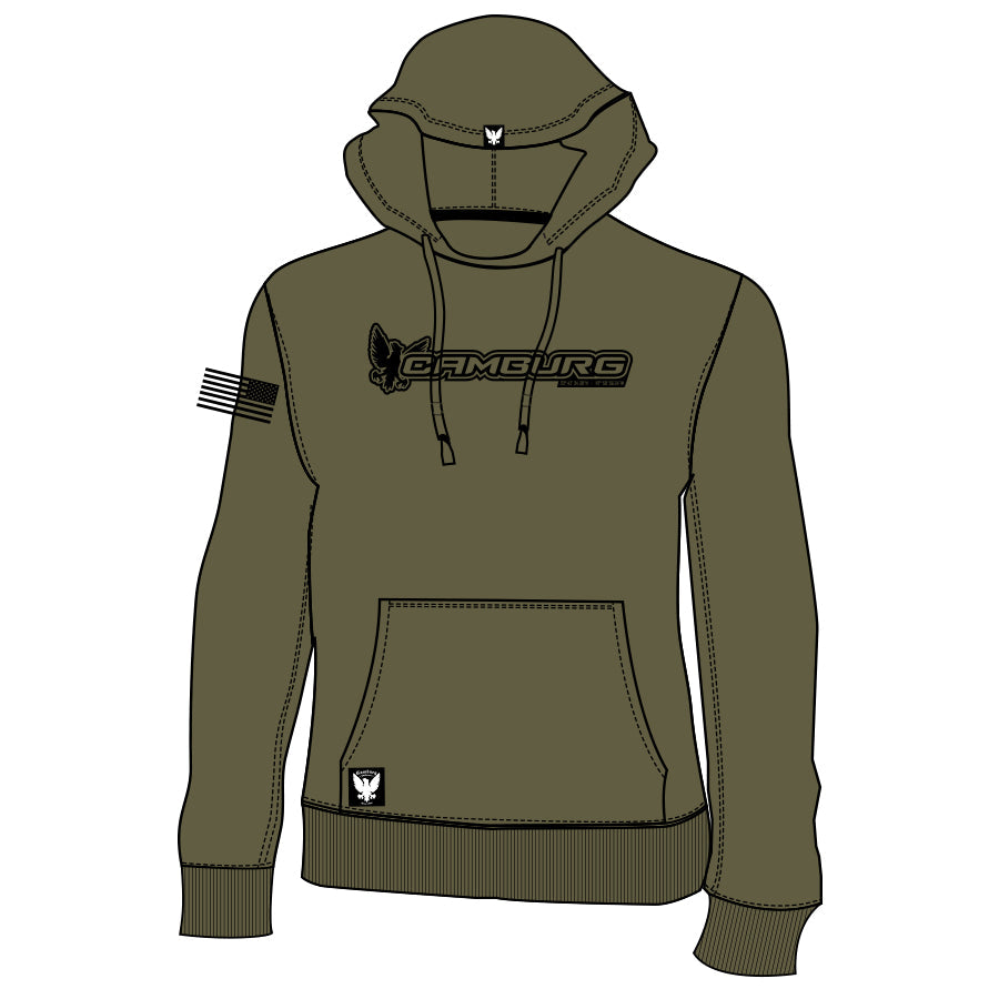 Camburg "Mil-Ops" Hoodie — OD Green