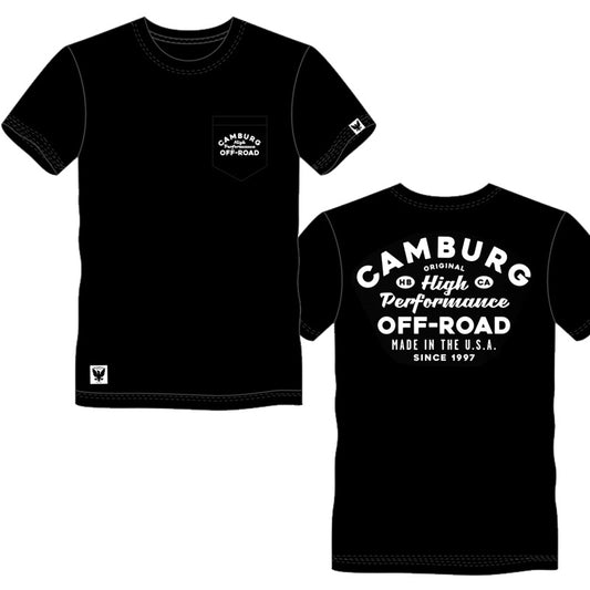 Camburg "Speed Shop" Pocket T-Shirt — Black