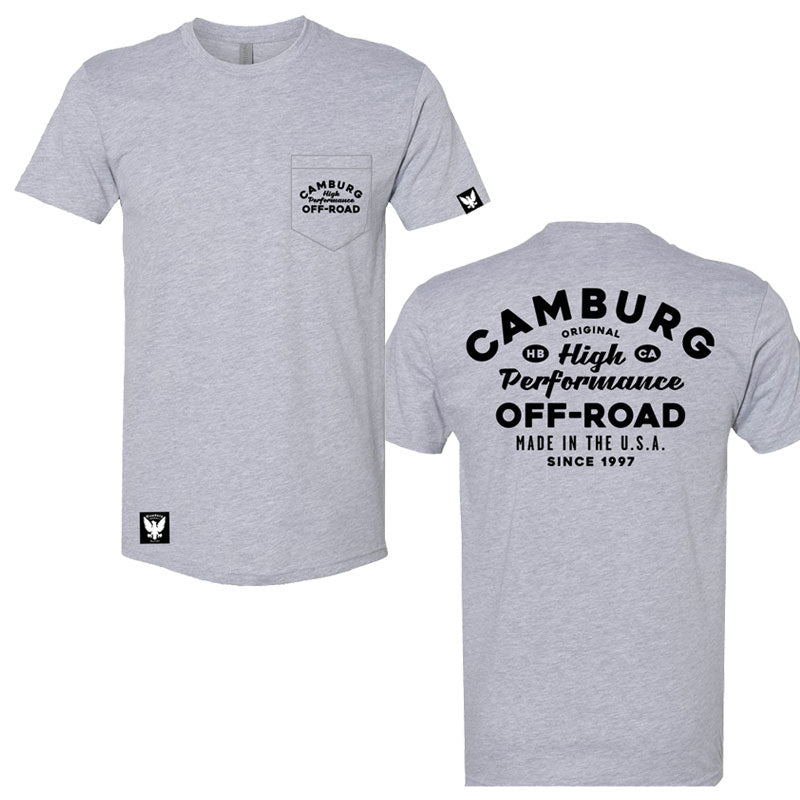 Camburg "Speed Shop" Pocket T-Shirt — Gray